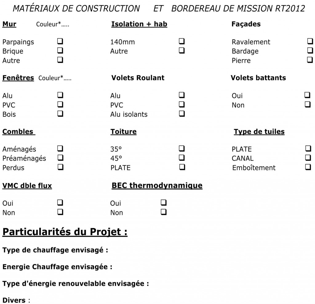 BORDEREAU DE MISSION - DTAH3
